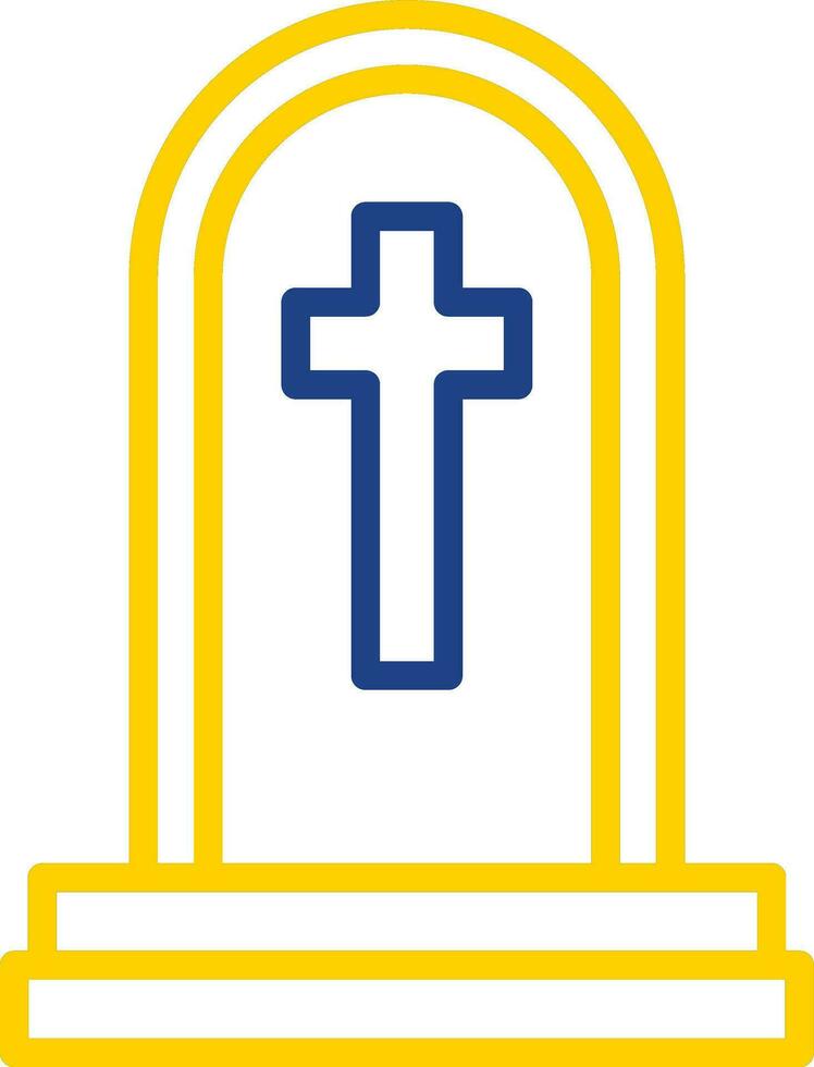 Tomb Vector Icon Design