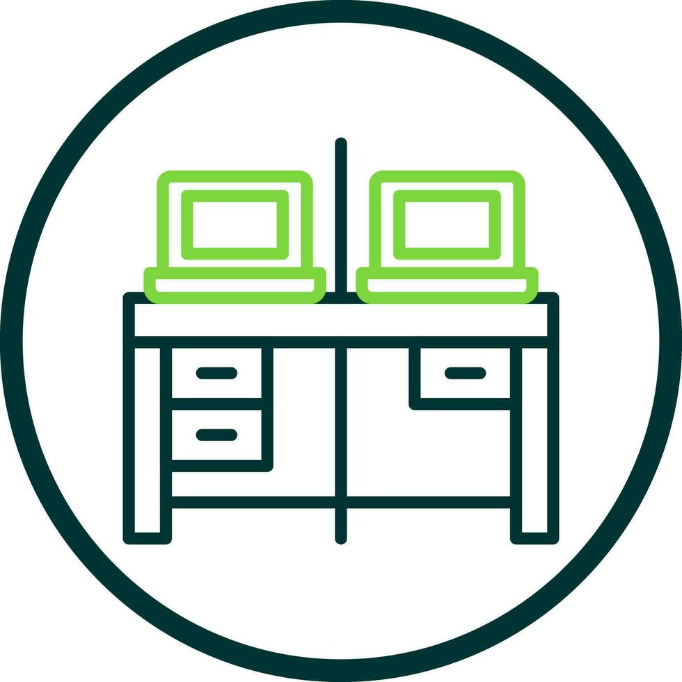 Work Space Vector Icon Design