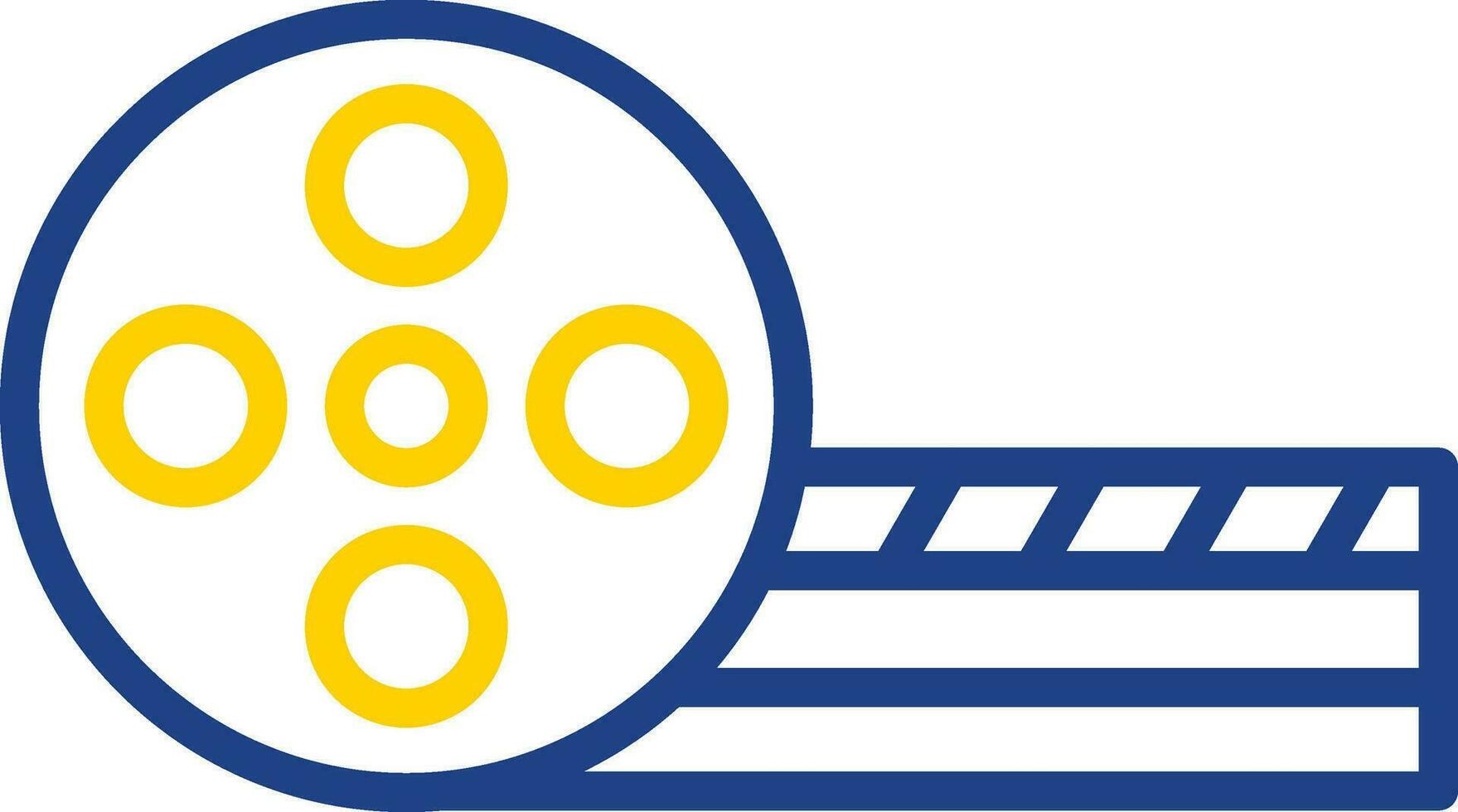 Movie Reel Vector Icon Design