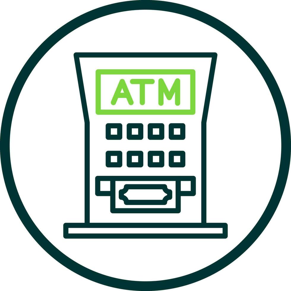 Atm Machine Vector Icon Design