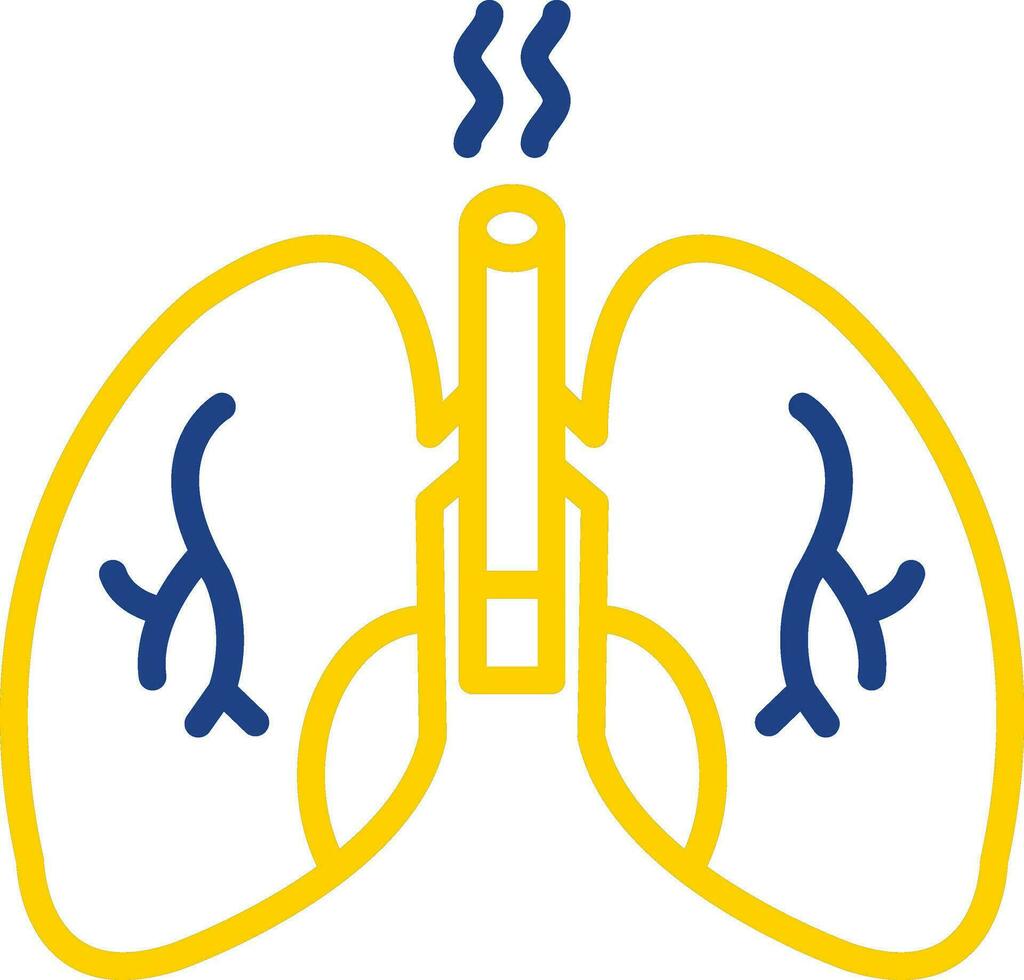 Lungs Vector Icon Design