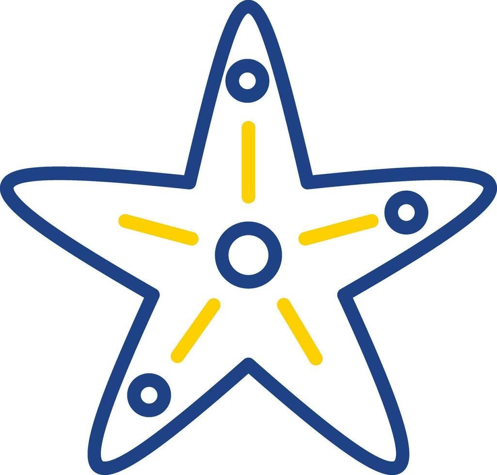 diseño de icono de vector de estrella de mar