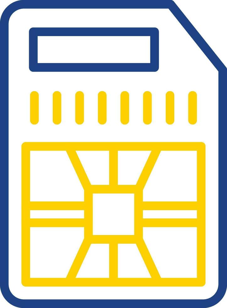 sim card Vector Icon Design
