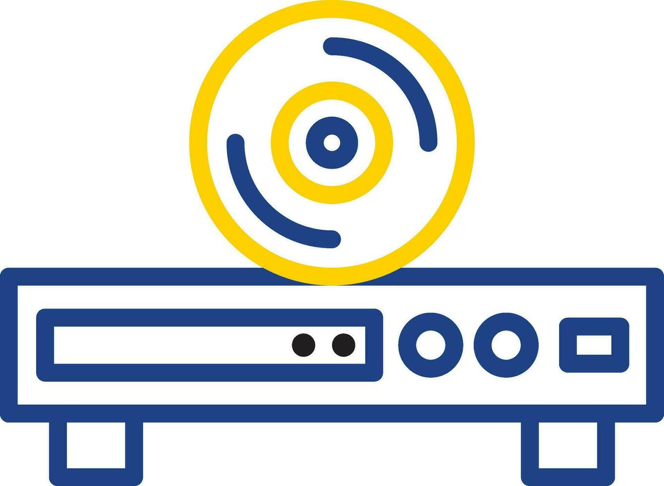 Dvd Player Vector Icon Design