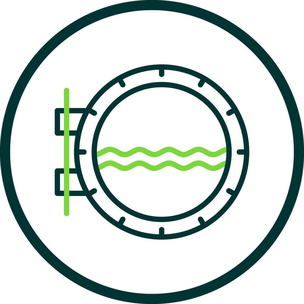 Porthole Vector Icon Design