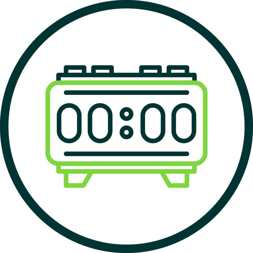 Digital Alarm Vector Icon Design