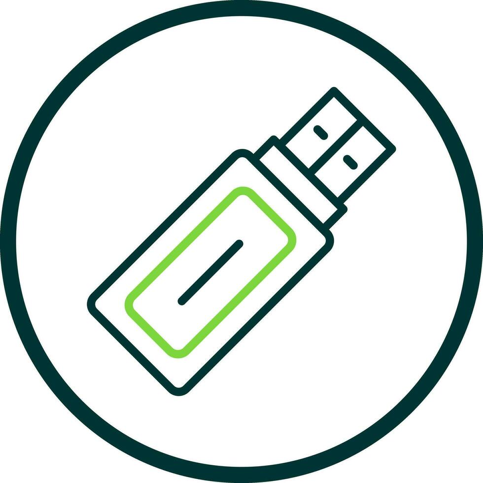 Flash Drive Vector Icon Design