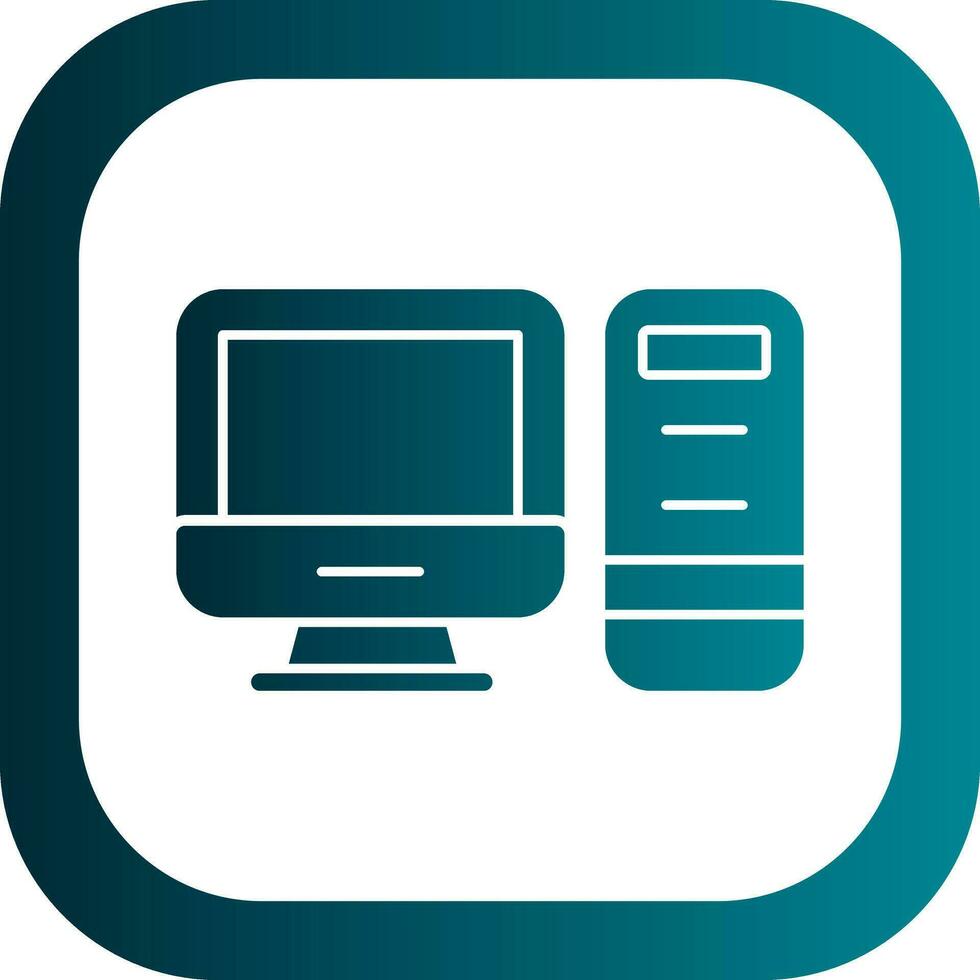 PC  Vector Icon Design
