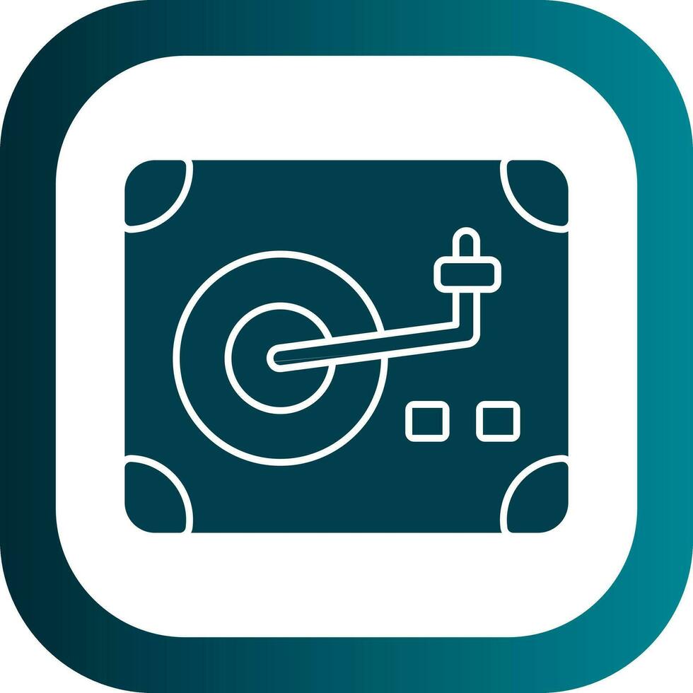Turntable  Vector Icon Design