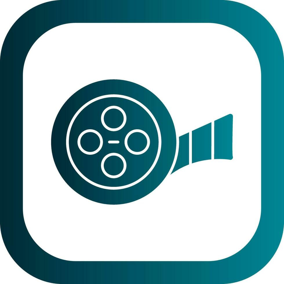 Movie Reel  Vector Icon Design