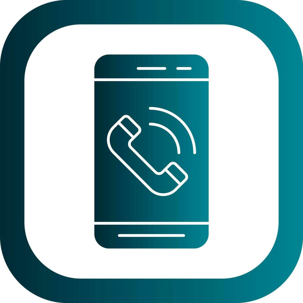 Mobile Call  Vector Icon Design