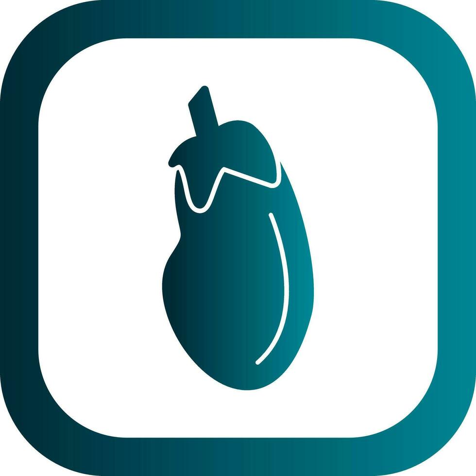 Aubergine Vector Icon Design
