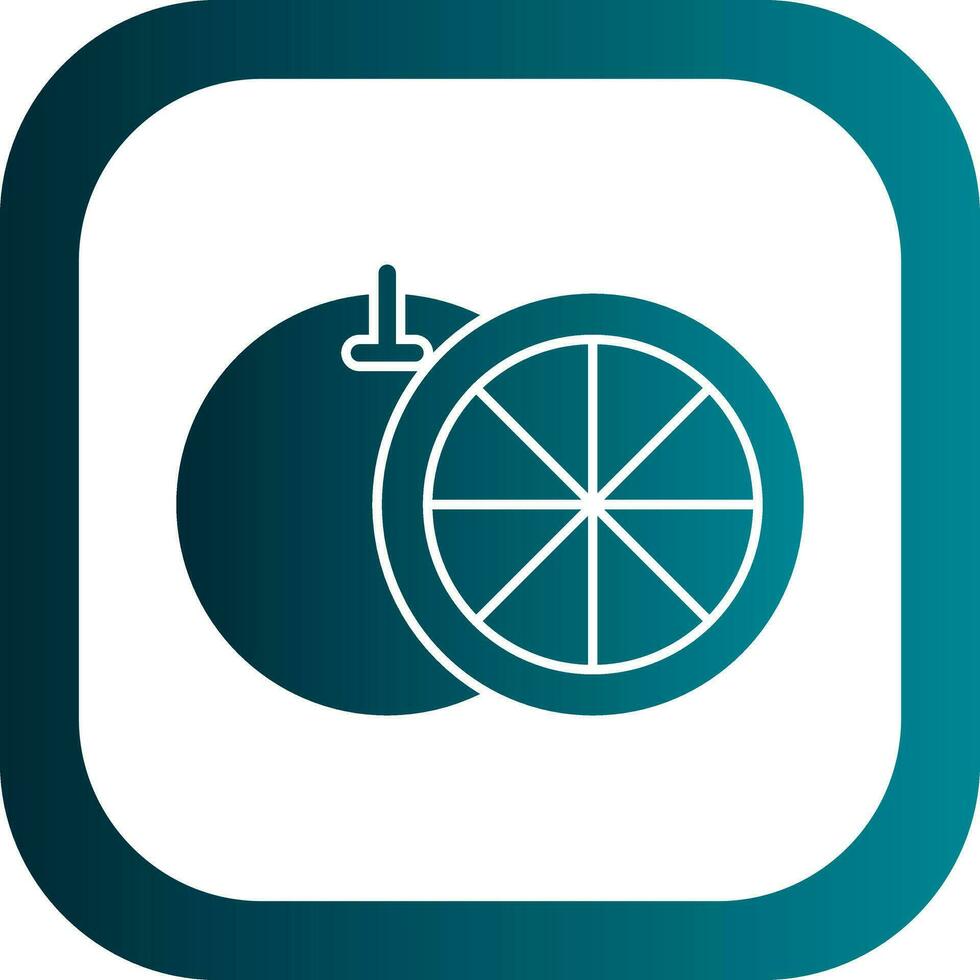 Grapefruit Vector Icon Design