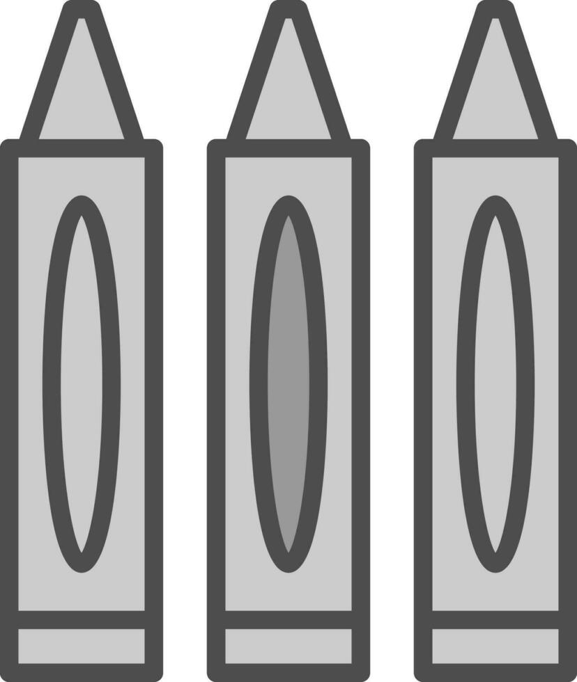 Crayons Vector Icon Design