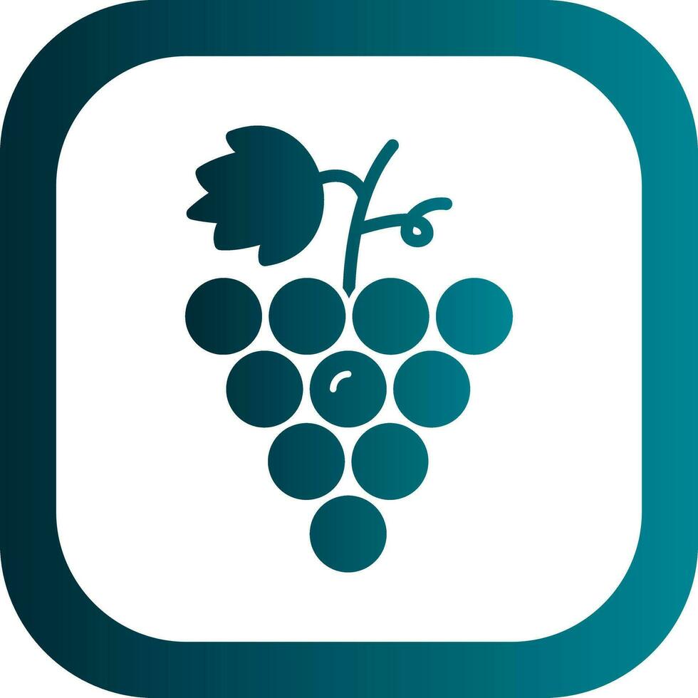 diseño de icono de vector de uvas