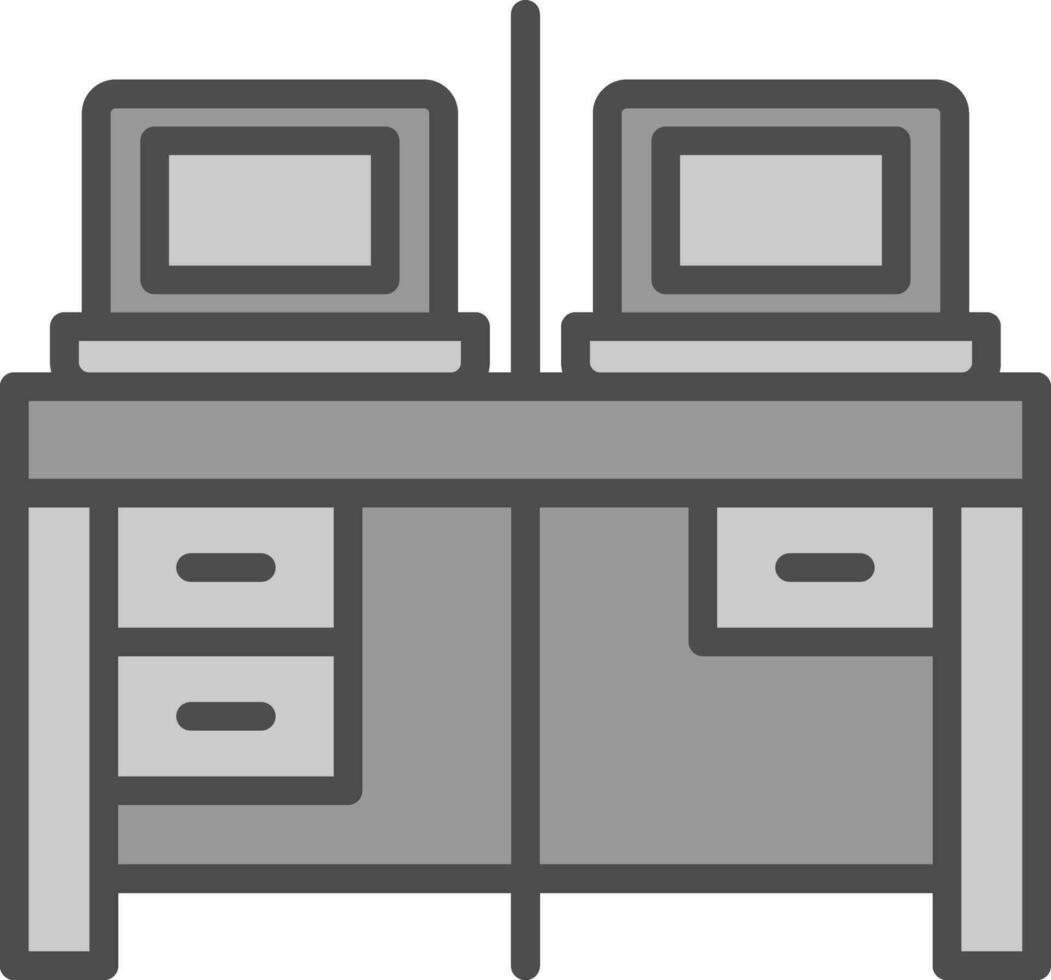 Work Space Vector Icon Design