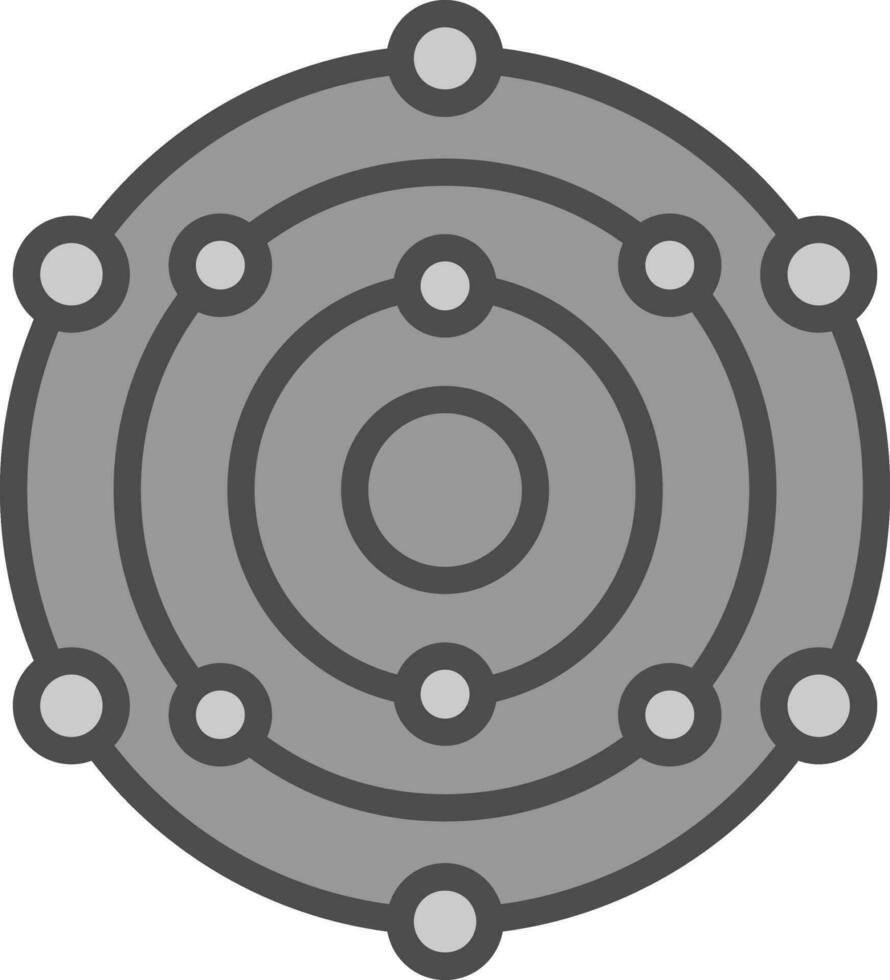 Solar System Vector Icon Design
