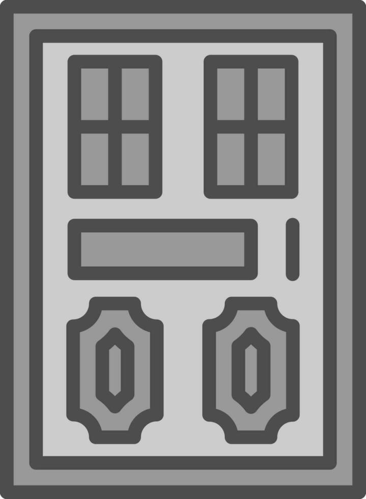 diseño de icono de vector de puerta