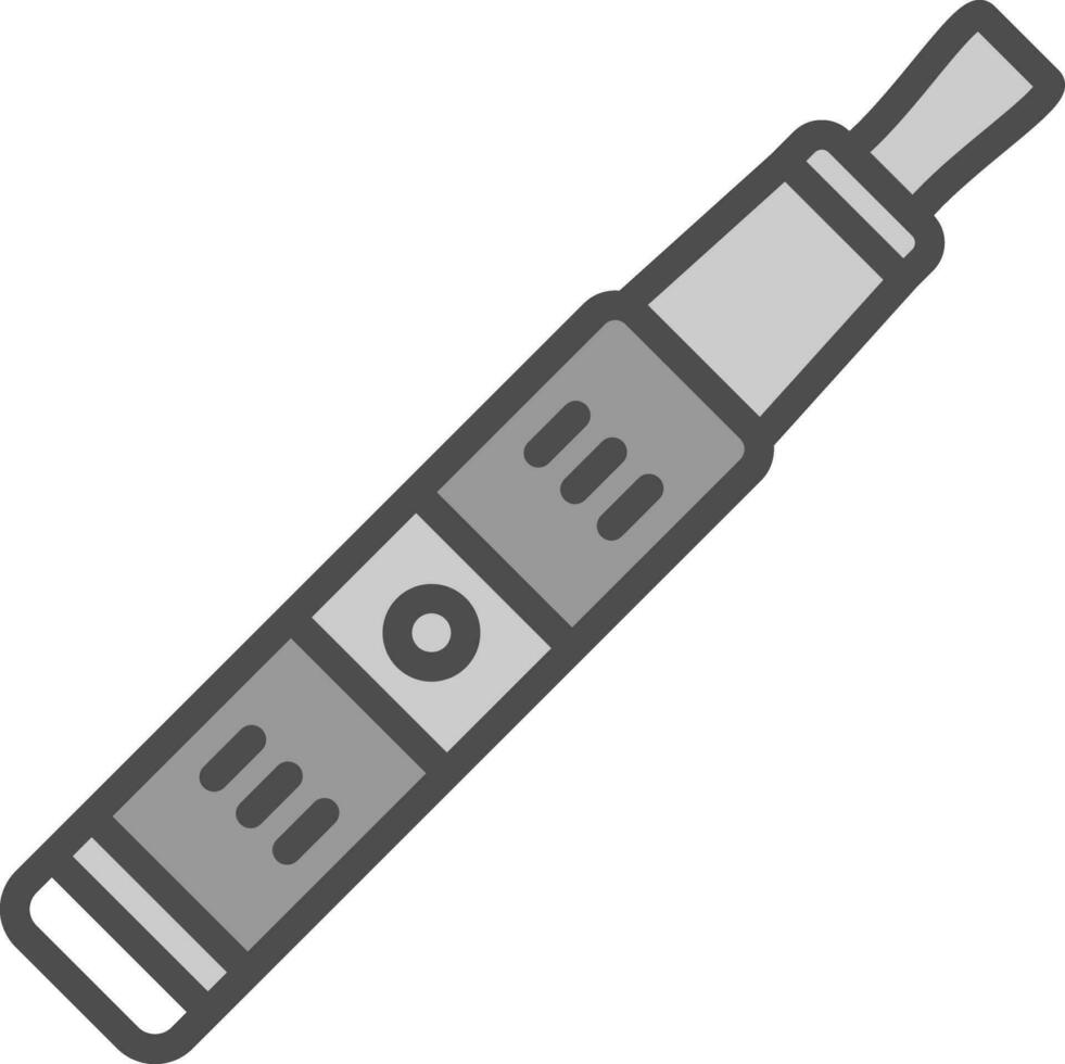 Electronic Cigarette Vector Icon Design