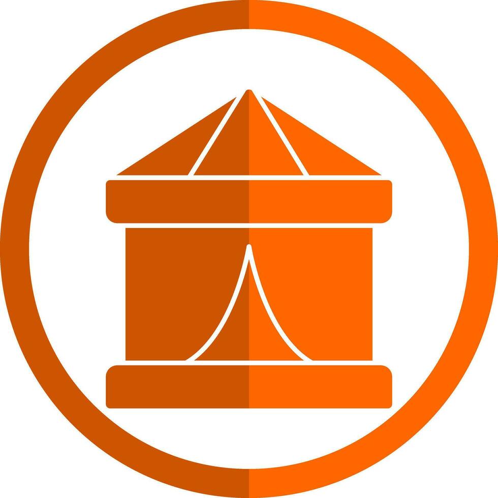 Circus Tent  Vector Icon Design