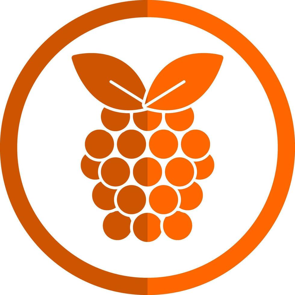 Raspberry Vector Icon Design