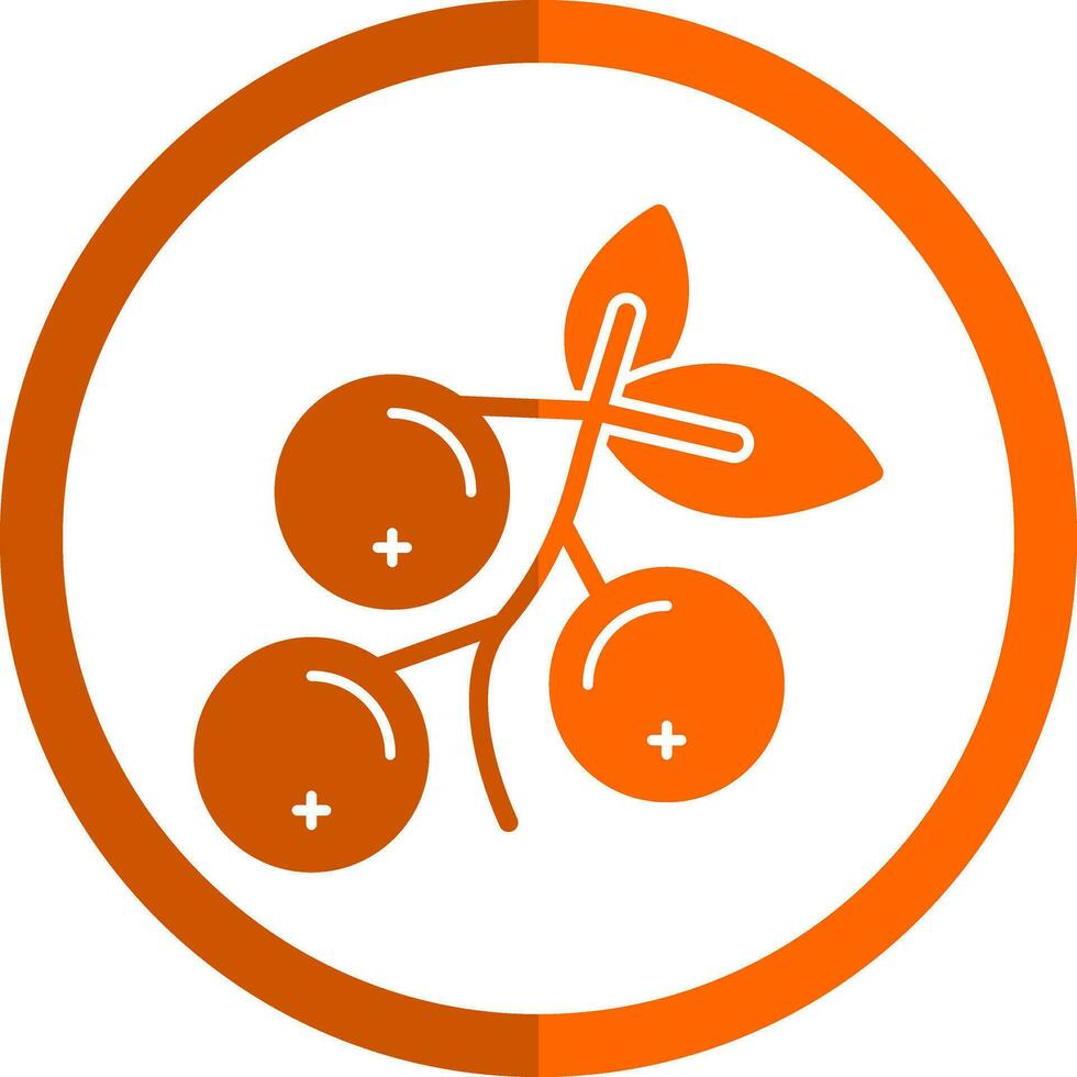 Cranberry Vector Icon Design