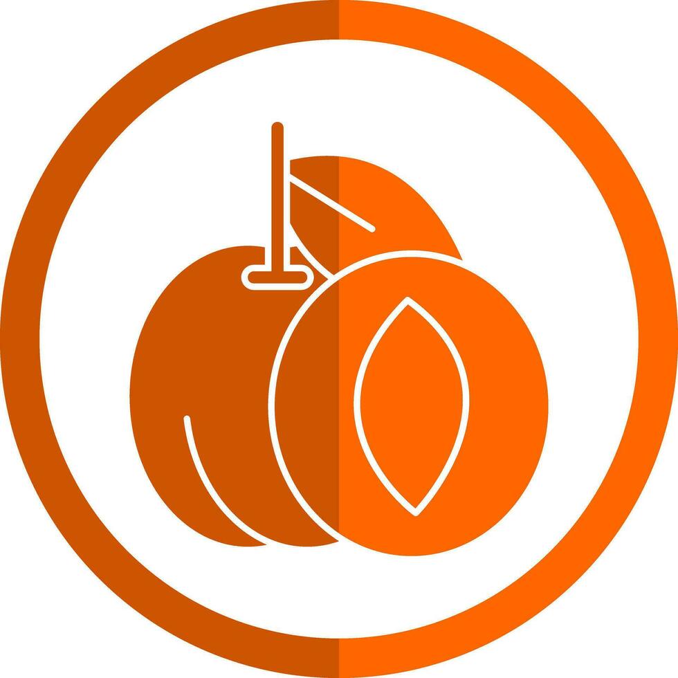 Apricot Vector Icon Design