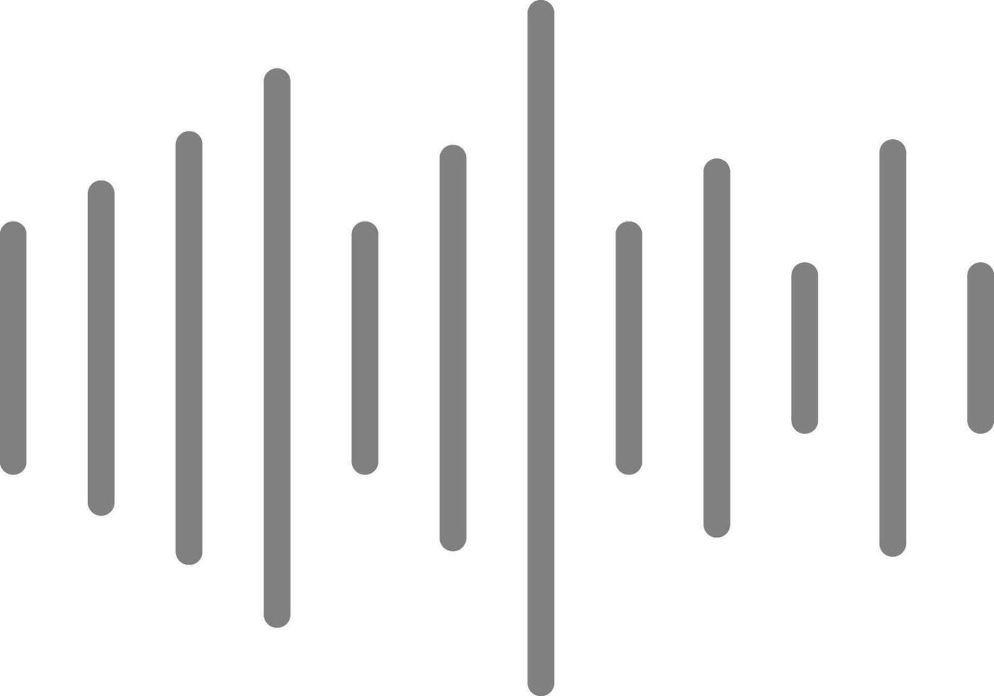 diseño de icono de vector de audio