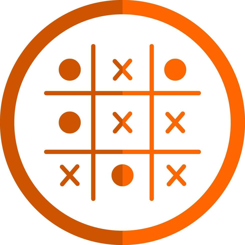 Tic Tac Toe  Vector Icon Design