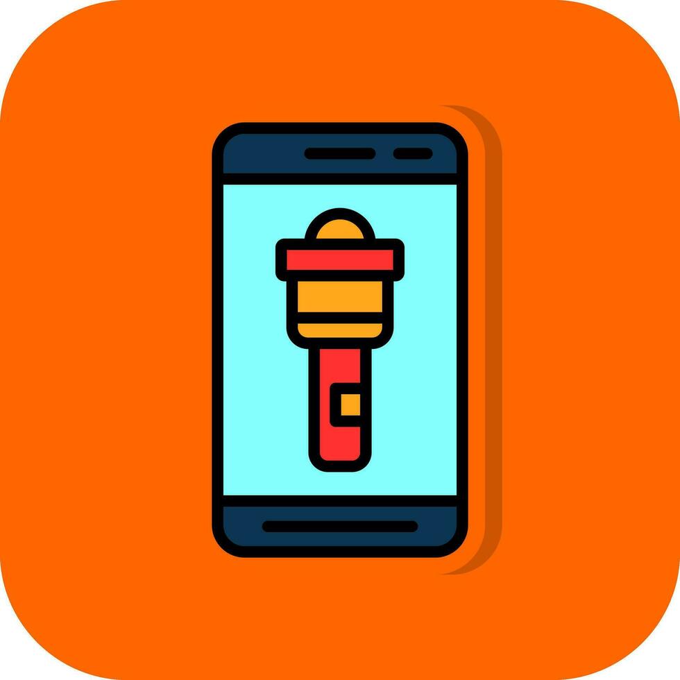Flashlight  Vector Icon Design