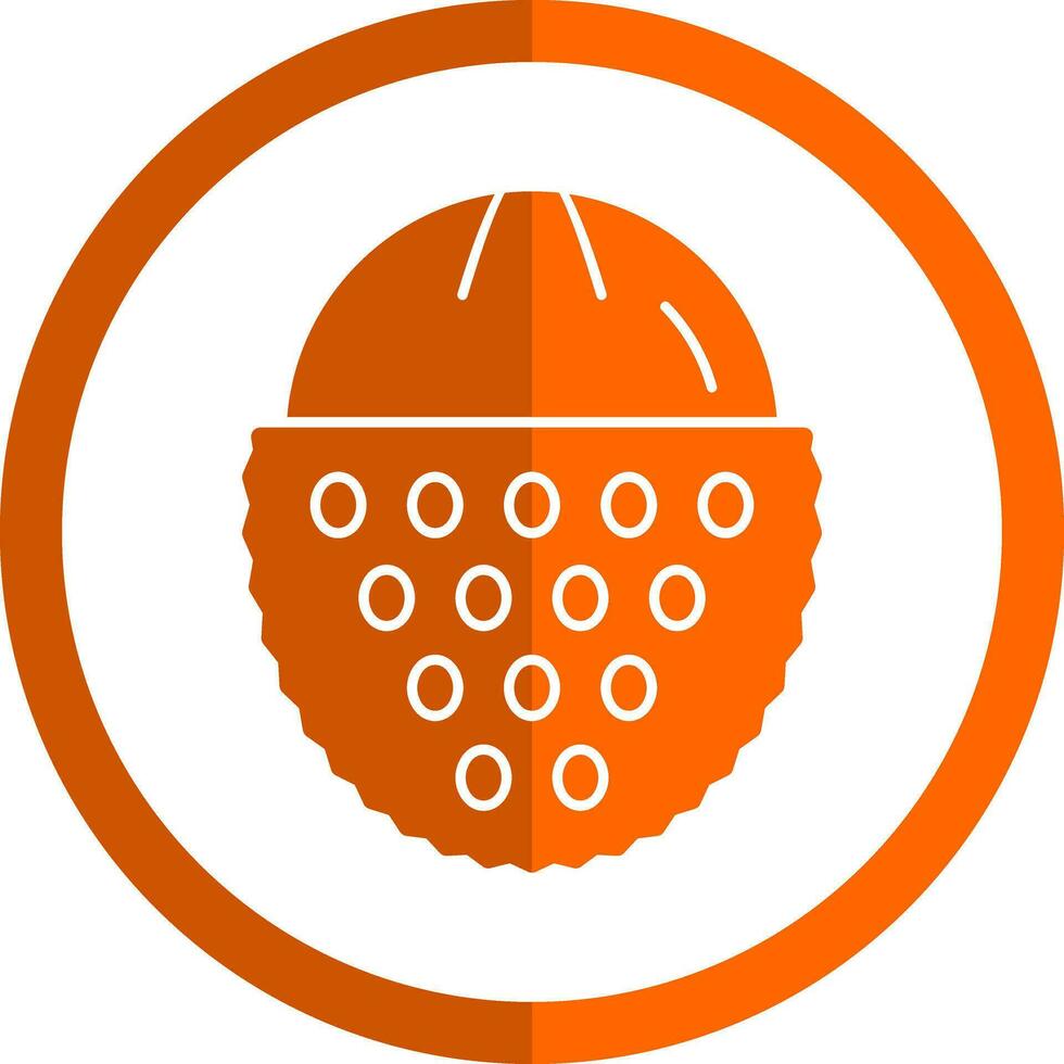 lychee vector icono diseño