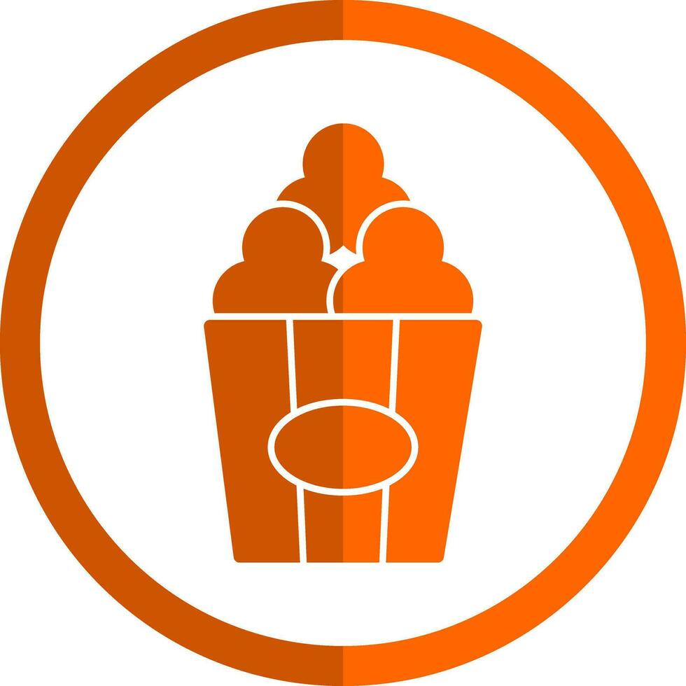 Popcorn  Vector Icon Design