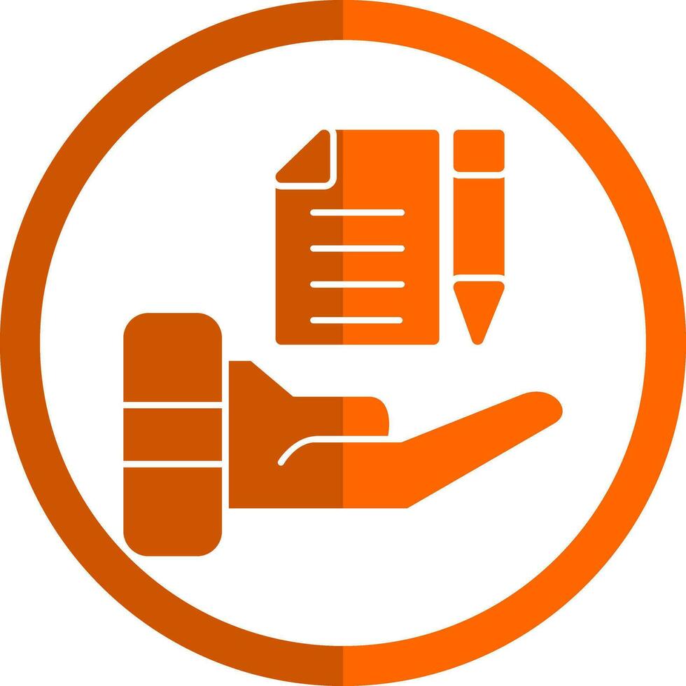 Contract Vector Icon Design