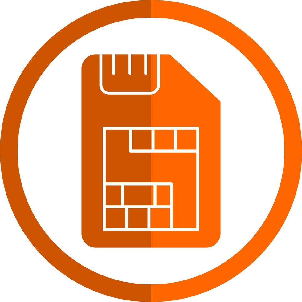 Sim Card  Vector Icon Design