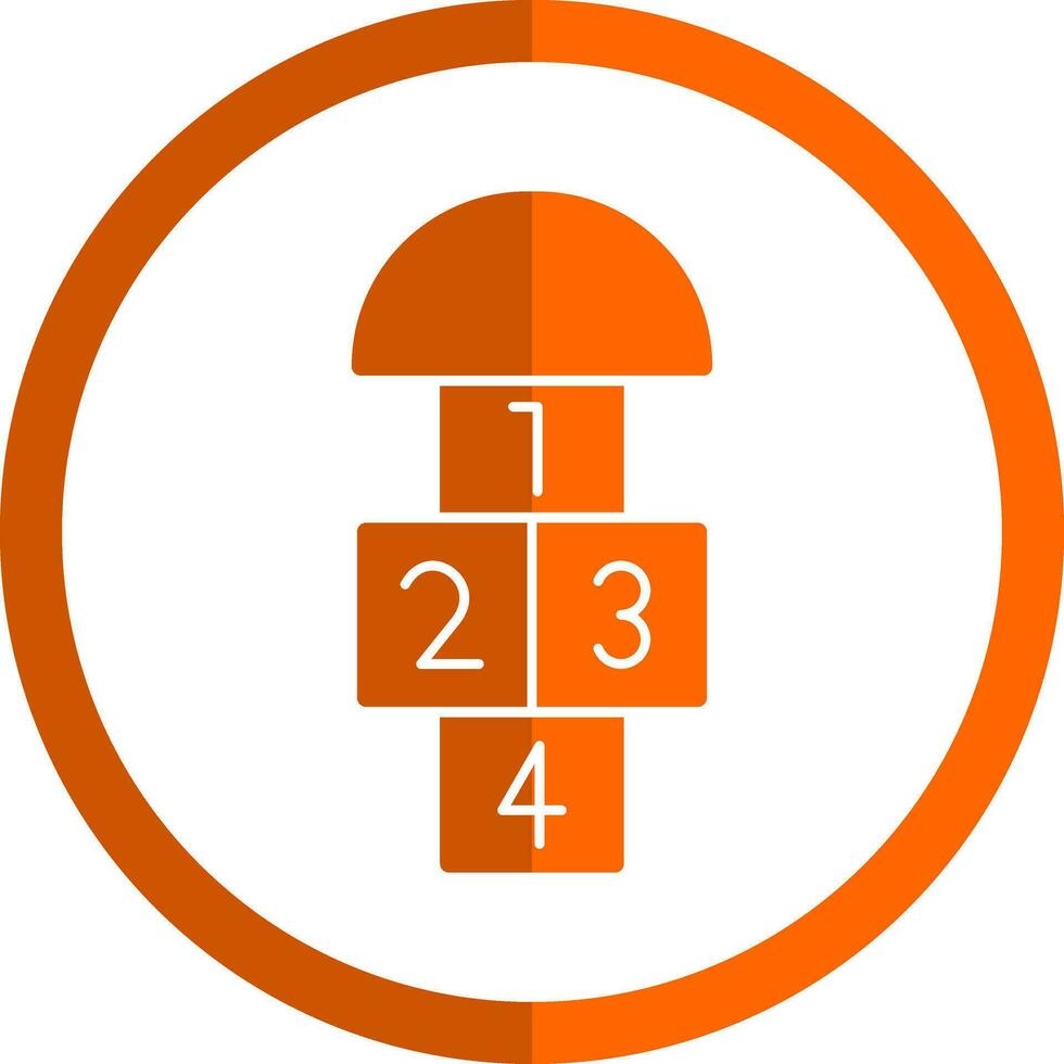 Hopscotch  Vector Icon Design