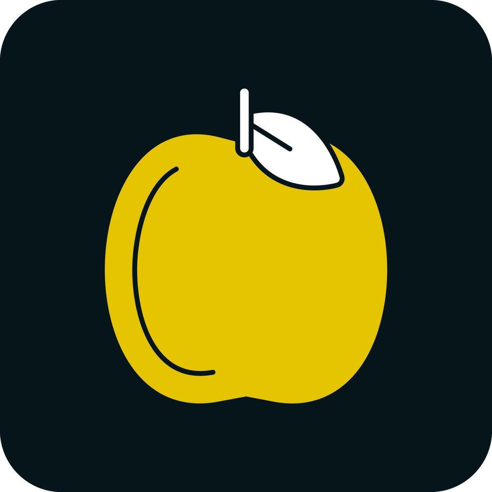 diseño de icono de vector de manzana