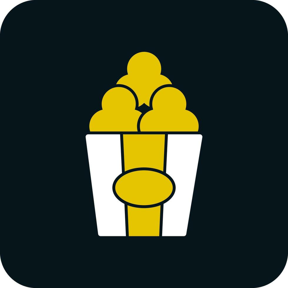 Popcorn  Vector Icon Design