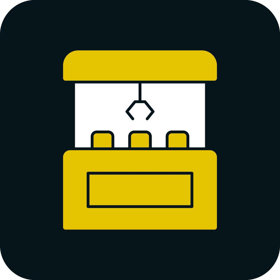 Claw Machine  Vector Icon Design