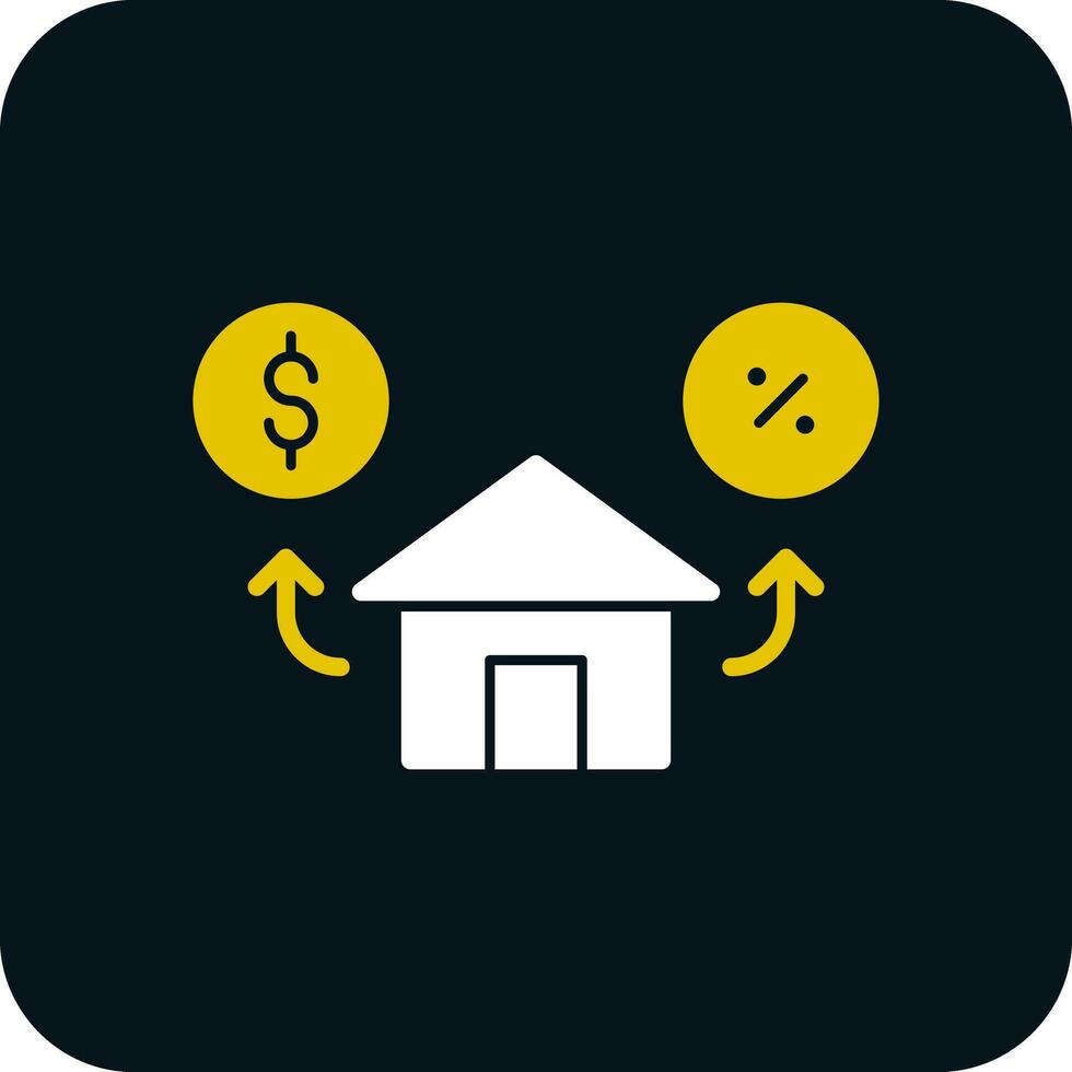 hipoteca vector icono diseño