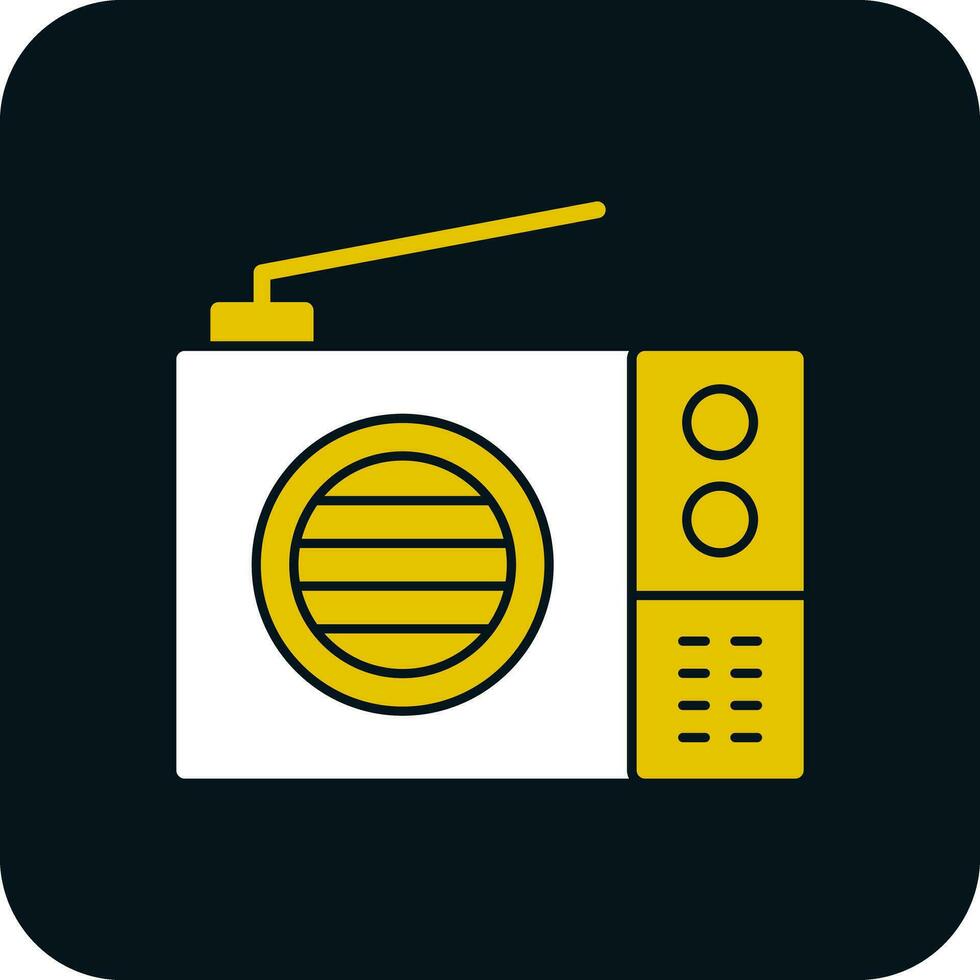 diseño de icono de vector de radio