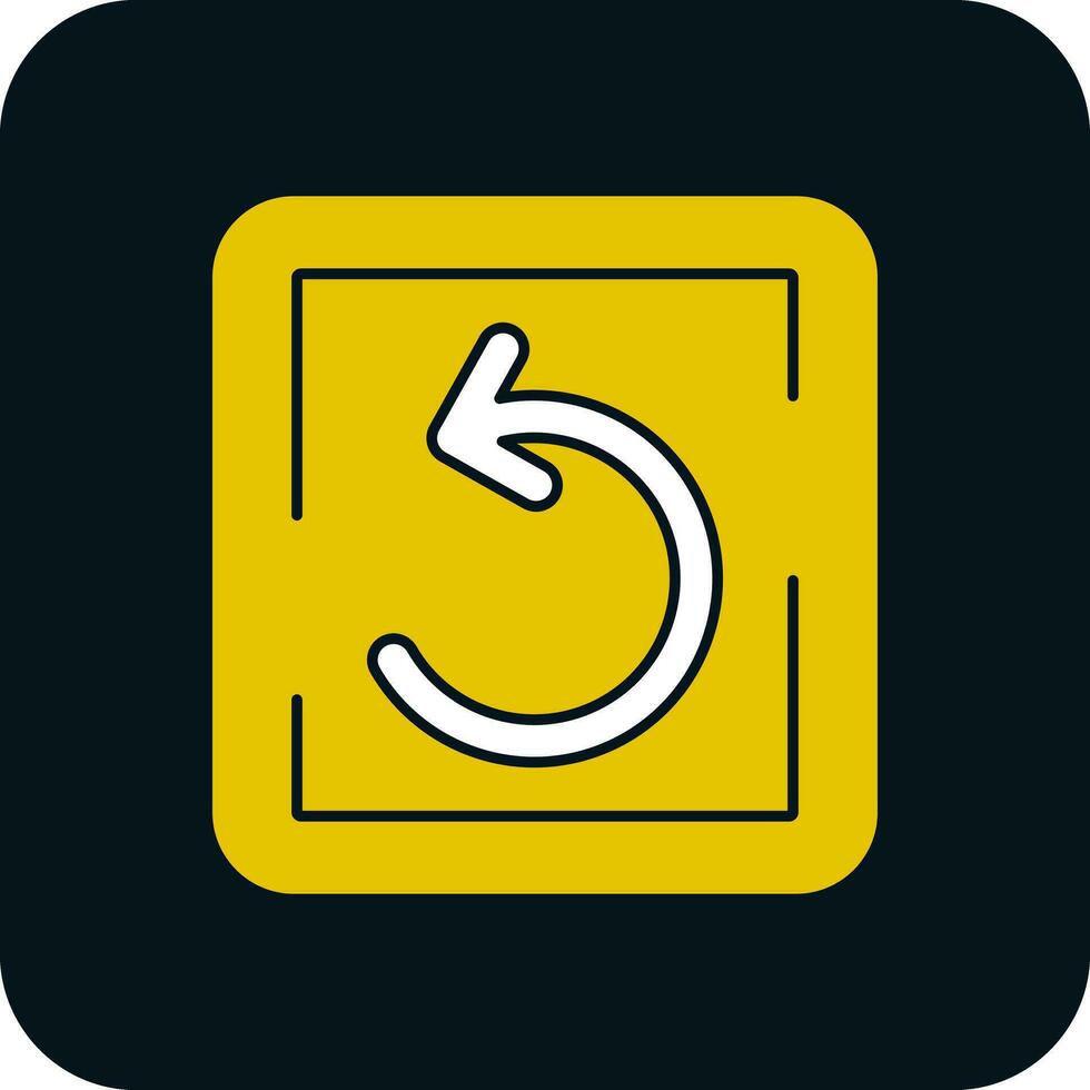 Undo Vector Icon Design