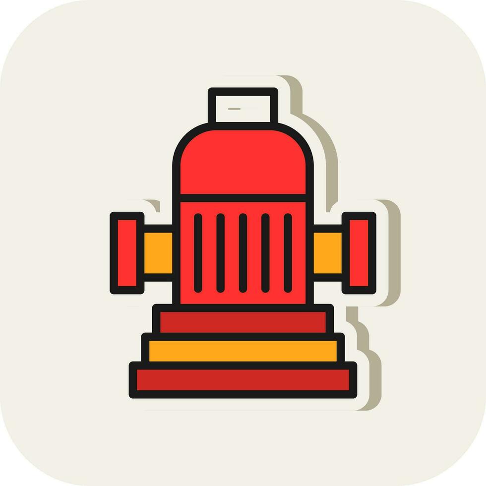Fire Hydrant  Vector Icon Design