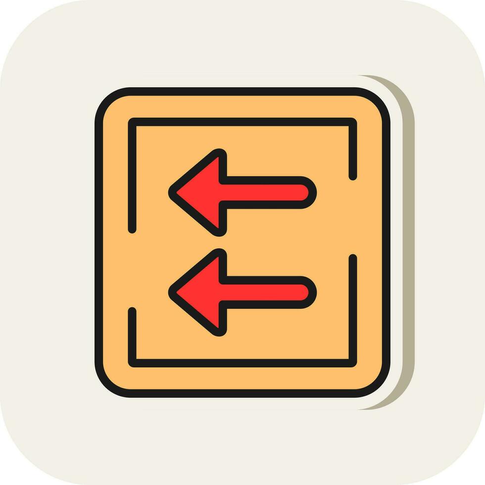 Fast Backward Vector Icon Design