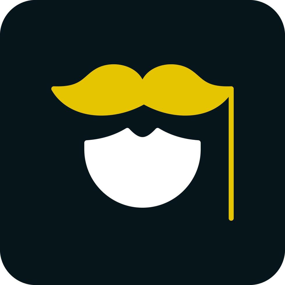 Bigote vector icono diseño