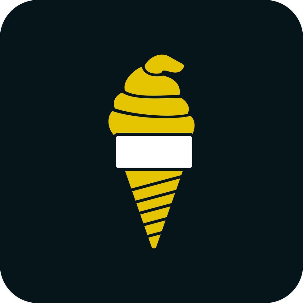 diseño de icono de vector de helado