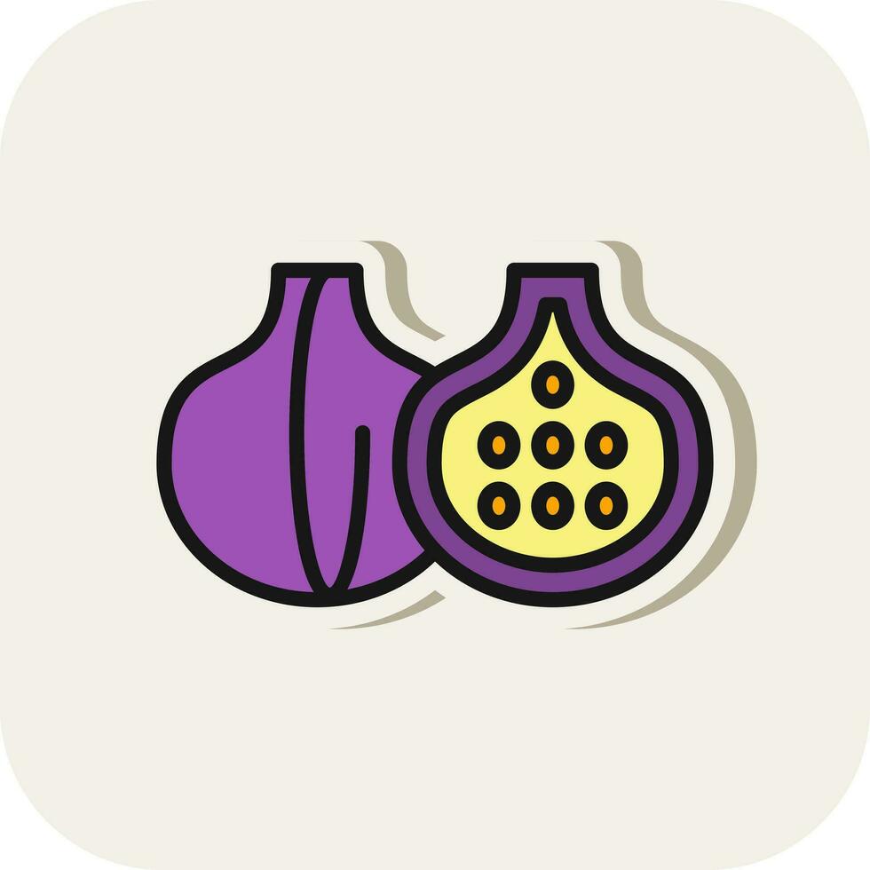Fig Vector Icon Design