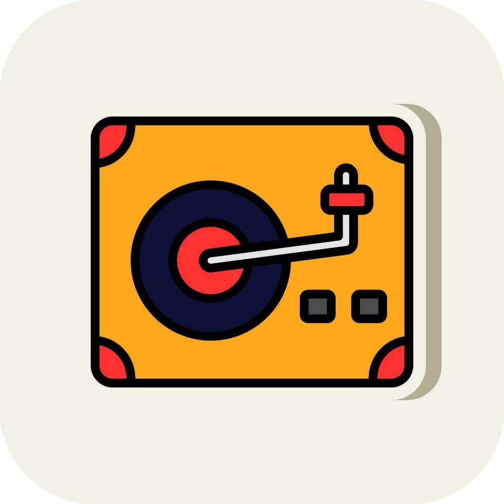 Turntable  Vector Icon Design