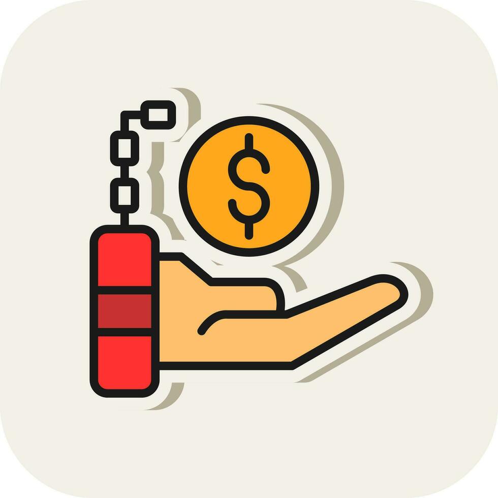 Debt Vector Icon Design