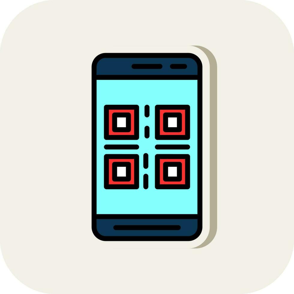 Qr Code  Vector Icon Design