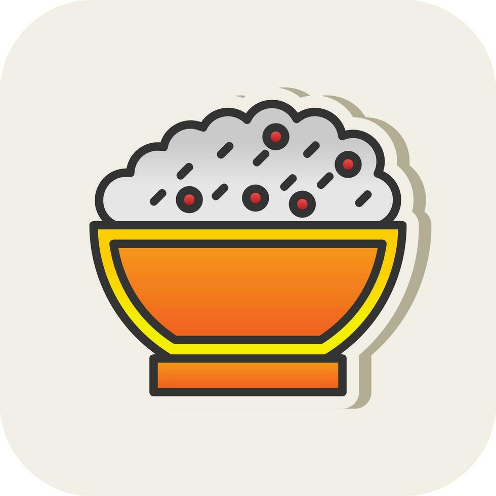 Risotto Vector Icon Design